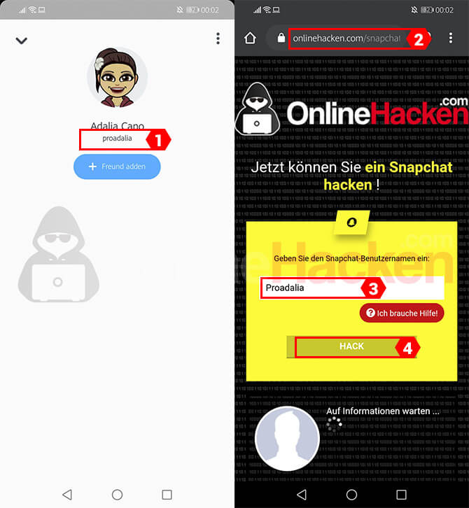 SnapChat einfach hacken